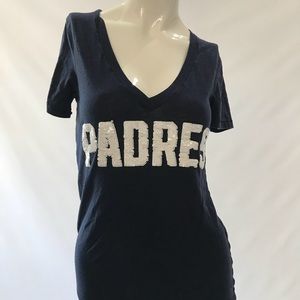 Victoria secret PINK Padres T-shirt navy blue